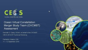 Committee on Earth Observation Satellites Ocean Virtual Constellation