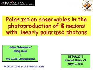 Polarization observables in the photoproduction of mesons with