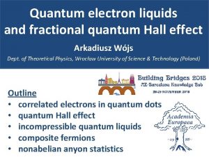 Quantum electron liquids and fractional quantum Hall effect