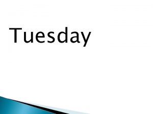 Tuesday Welcome to Comprehensive Health Todays Agenda Tue