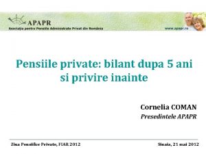 Pensiile private bilant dupa 5 ani si privire