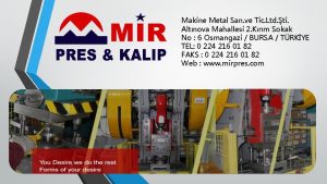 Makine Metal San ve Tic Ltd ti Altnova