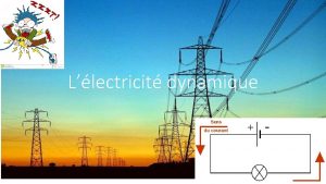 Llectricit dynamique Circuit lectrique Ce sont des composantes