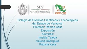 Colegio de Estudios Cientficos y Tecnolgicos del Estado