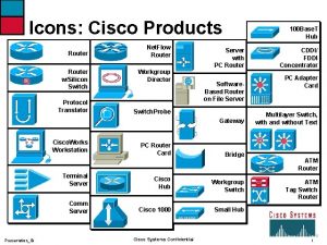 Icons Cisco Products Router wSilicon Switch Protocol Translator