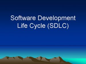 Software Development Life Cycle SDLC Capability Maturity Model