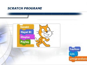 SCRATCH PROGRAMI 1 BLM Scratch Programna Giri Scratch