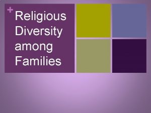 Religious Diversity among Families Religion The word religion