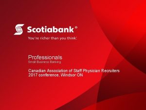 Professionals Small Business Banking Canadian Association of Staff