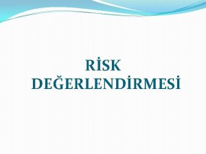 RSK DEERLENDRMES TS 18001de geen dier ilgili tanmlar