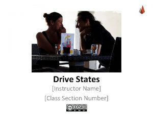 Drive States Instructor Name Class Section Number Overview