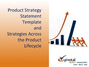 Product Strategy Statement Template and Strategies Across the