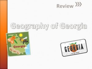 Review Geography of Georgia Which statement describes Georgias