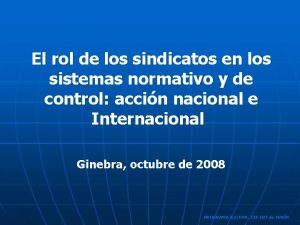 El rol de los sindicatos en los sistemas