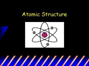 Atomic Structure What is an atom Atom the