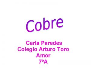 Carla Paredes Colegio Arturo Toro Amor 7A Procesos