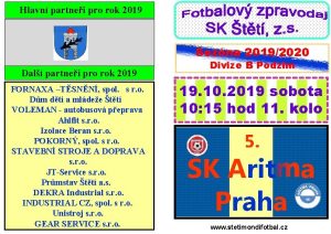 Hlavn partnei pro rok 2019 Sezna 20192020 Dal