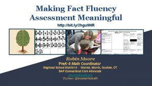 Making Fact Fluency Assessment Meaningful http bit ly2