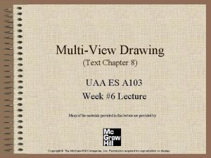 MultiView Drawing Text Chapter 8 UAA ES A