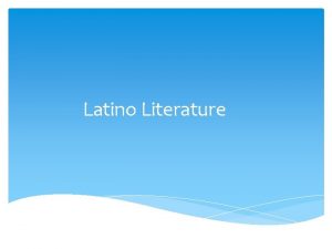 Latino Literature The Circuit By Francisco Jimenez Why