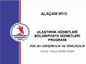 ALAAM MYO ULATIRMA HZMETLER BLMPOSTA HZMETLER PROGRAMI POS