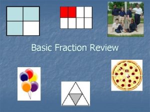 Basic Fraction Review Reading and Writing Fractions n
