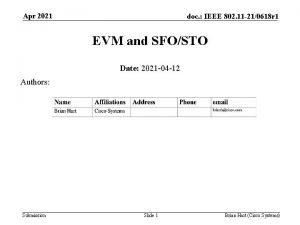 Apr 2021 doc IEEE 802 11 210618 r