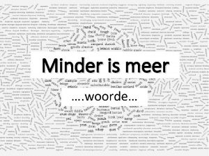 Minder is meer woorde Inligting oorbelading Gevolge op