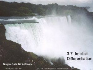 3 7 Implicit Differentiation Niagara Falls NY Canada
