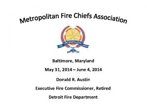 Baltimore Maryland May 31 2014 June 4 2014