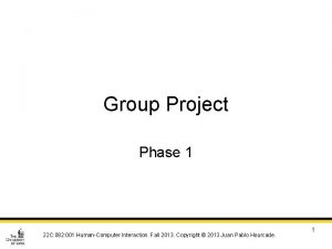 Group Project Phase 1 22 C 082 001
