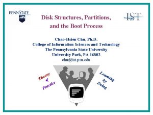 Disk Structures Partitions and the Boot Process ChaoHsien