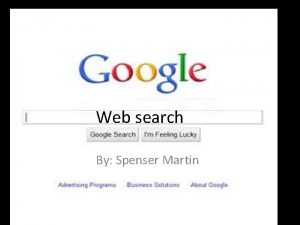 Web search By Spenser Martin First recorded measurements