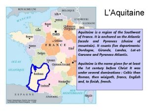 LAquitaine is a region of the Southwest of