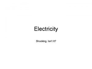 Electricity Shocking Isnt It Statics electrification the process