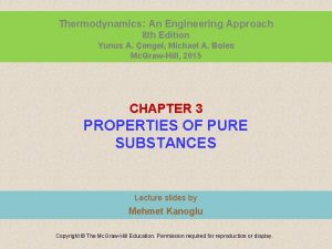 Thermodynamics An Engineering Approach 8 th Edition Yunus