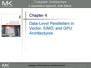 Computer Architecture A Quantitative Approach Sixth Edition Chapter