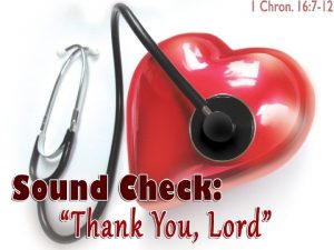 A ThanksFilled Heart For What God Has Done