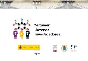 Certamen Jvenes Investigadores www educacion es ndice de