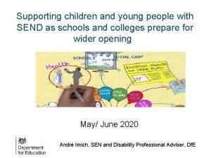 Supporting children and young people with SEND as