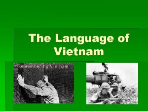 The Language of Vietnam What is a grunt