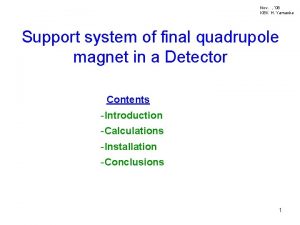 Nov 08 KEK H Yamaoka Support system of