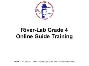 RiverLab Grade 4 Online Guide Training Online Training