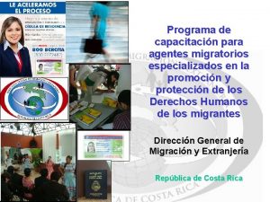 Programa de capacitacin para agentes migratorios especializados en