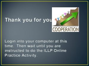 Thank you for your Login into your computer