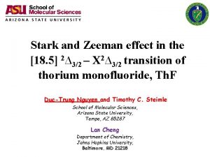 Stark and Zeeman effect in the 18 5