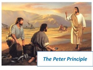 The Peter Principle Presented by Lost Sheep Ministries