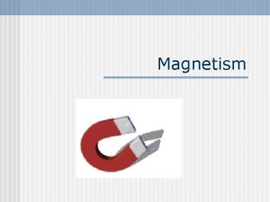 Magnetism History of Magnets n n 800 BC