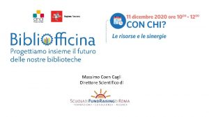 Massimo Coen Cagli Direttore Scientifico di Le sfide