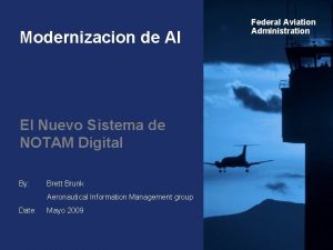 Modernizacion de AI El Nuevo Sistema de NOTAM